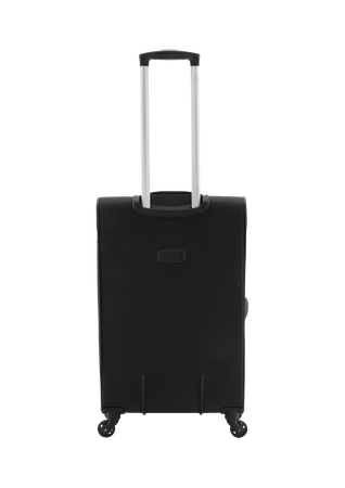 Walizka materiałowa średnia SAXOLINE Soft M czarna